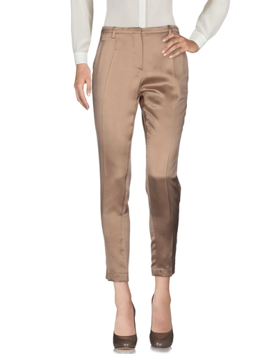 Shop Brunello Cucinelli Casual Pants In Sand