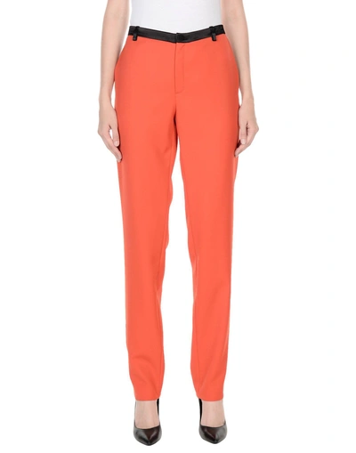Shop Lanvin Pants In Orange