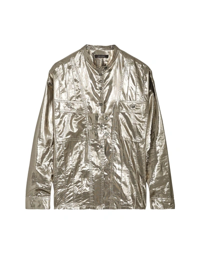 Shop Isabel Marant Solid Color Shirts & Blouses In Platinum