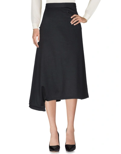 Shop Y-3 3/4 Length Skirt In Black