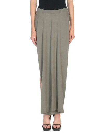 Shop Rick Owens Knee Length Skirts In Grey