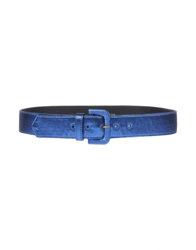 Shop Dries Van Noten Belts In Blue