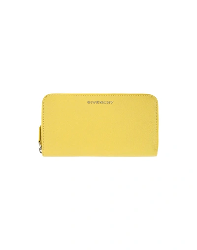 Shop Givenchy Wallet In Yellow