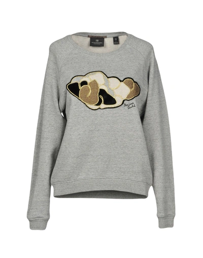 Shop Maison Scotch Sweatshirt In Grey