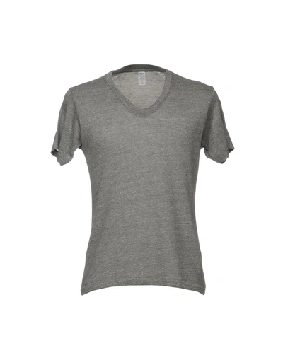 Shop Alternative Man T-shirt Grey Size Xs Polyester, Cotton, Rayon