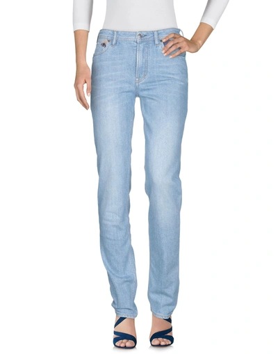 Shop Acne Studios Denim Pants In Blue