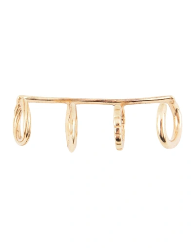 Shop Saint Laurent Earring In Gold