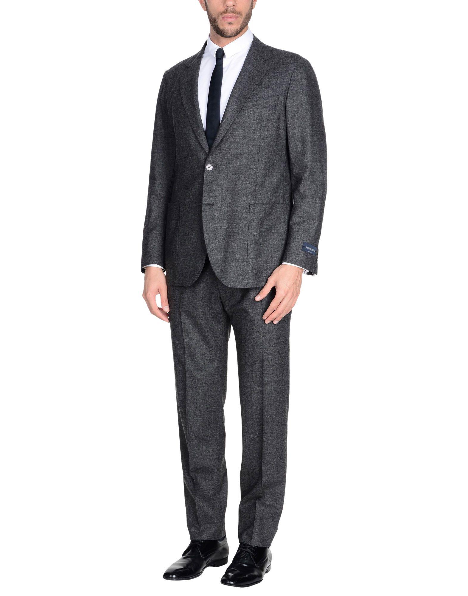 Tombolini Suits In Lead | ModeSens