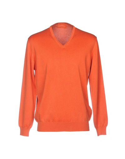Shop Della Ciana Sweaters In Orange