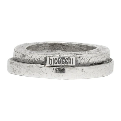 Shop Emanuele Bicocchi Silver Mta1 Ring