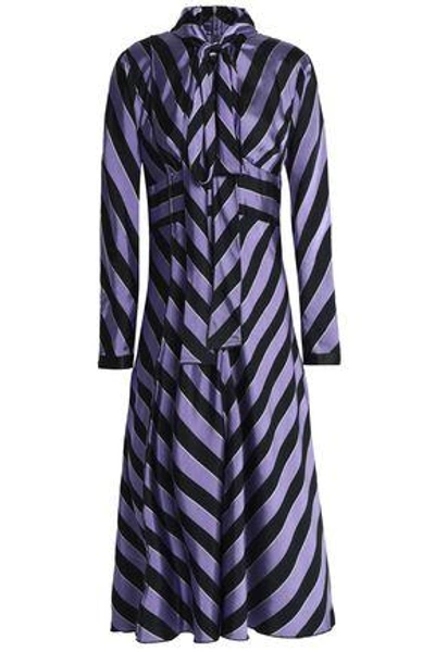 Shop Marc Jacobs Woman Satin Midi Dress Violet