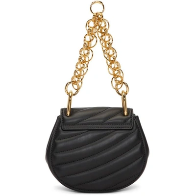 Shop Chloé Chloe Black Nano Drew Bijou Bag In 001 Black