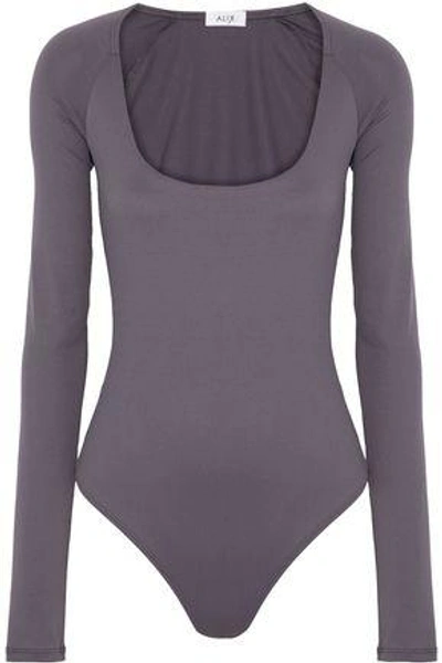 Shop Alix Woman Sullivan Stretch-jersey Bodysuit Gray