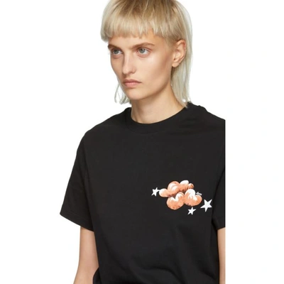 Shop Loewe Black Clouds And Stars T-shirt In 1100 Black