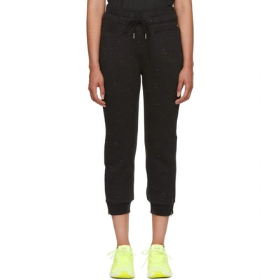 Shop Adidas By Stella Mccartney Black Ess Sweatpants