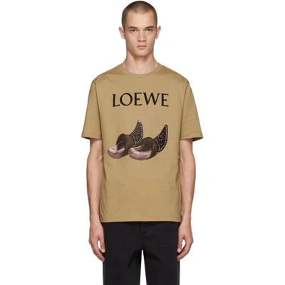 Shop Loewe Beige Clogs T-shirt