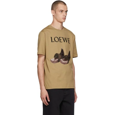 Shop Loewe Beige Clogs T-shirt