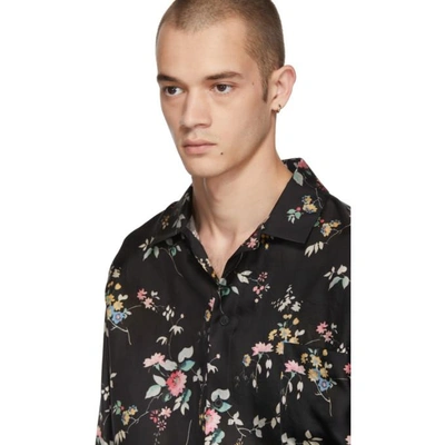 Shop Haider Ackermann Black Freesia Pyjama Shirt In Freesia Blk