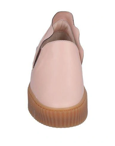 Shop Pinko Sneakers In Pale Pink
