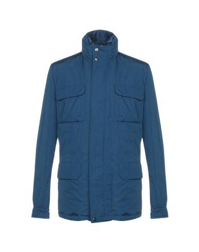 Shop Add Down Jacket In Slate Blue