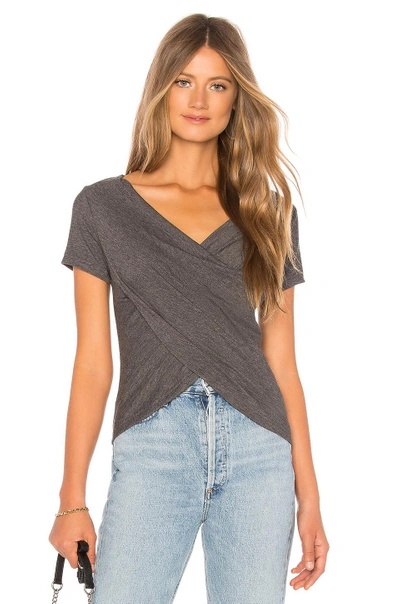 Shop Superdown Carly T-shirt In Charcoal