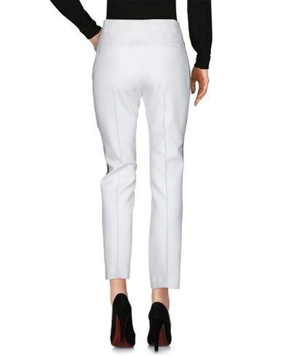 Shop Victoria Victoria Beckham Casual Pants In Ivory