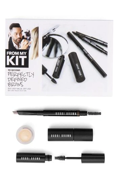 Shop Bobbi Brown 90 Second Perfectly Defined Brows Kit - Saddle