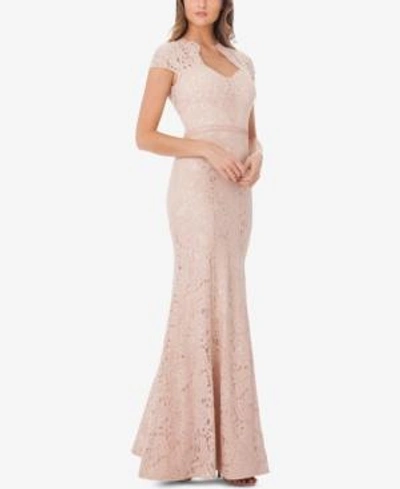 Shop Js Collections Sweetheart Lace Mermaid Gown In Blush