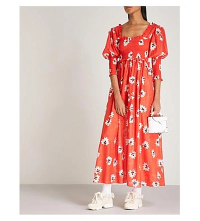 Ganni linaria clearance dress