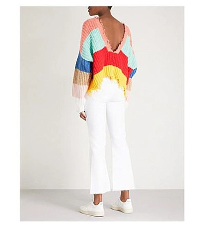 Shop Wildfox Palmetto Cotton Jumper In Multi