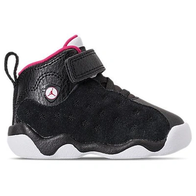 Shop Nike Girls' Toddler Jordan Jumpman Team Ii Basketball Shoes, Black