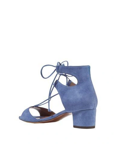 Shop Tabitha Simmons Sandals In Sky Blue