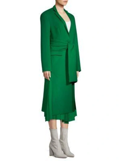 Shop Maggie Marilyn Trust Your Instincts Coat In Bright Green