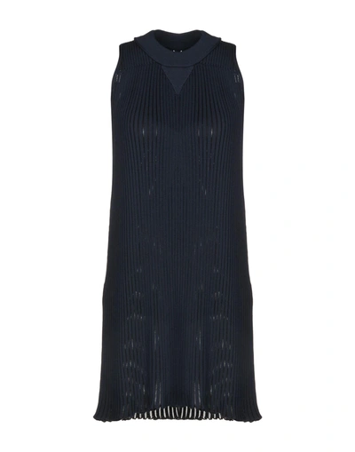 Shop Sonia Rykiel Short Dress In Dark Blue