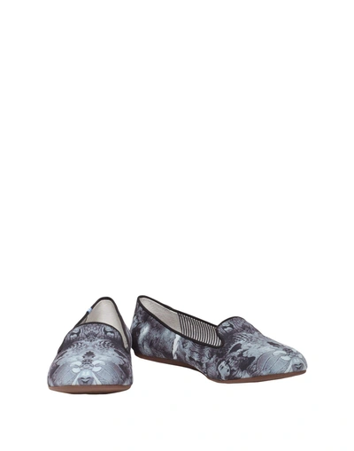 Shop Charles Philip Loafers In Lead