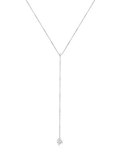 Shop Crislu Cluster Y-necklace, 16 In Silver