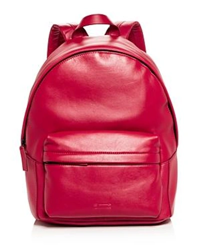 Shop Uri Minkoff Ace Leather Backpack In Red