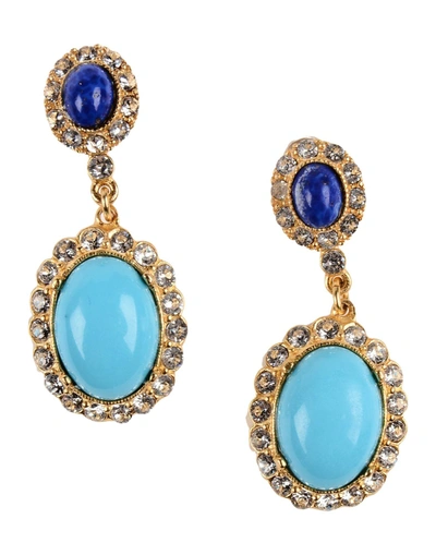 Shop Ben-amun Earrings In Turquoise