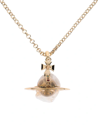 Shop Vivienne Westwood Necklace In Gold