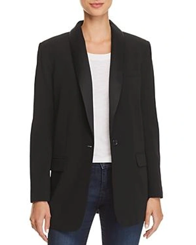 Shop Equipment Quincy Tuxedo-style Blazer In True Black