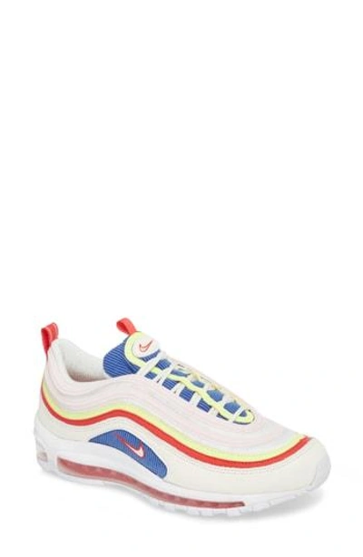 Shop Nike Air Max 97 Se Sneaker In Sail/ Pink/ Bright Green