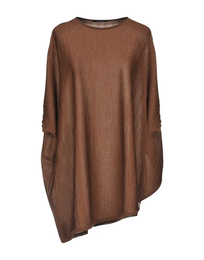 Shop Roberto Collina Sweater In Brown