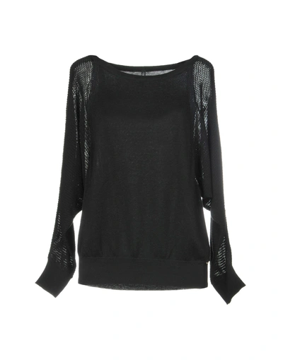 Shop Guess Sweater In Black