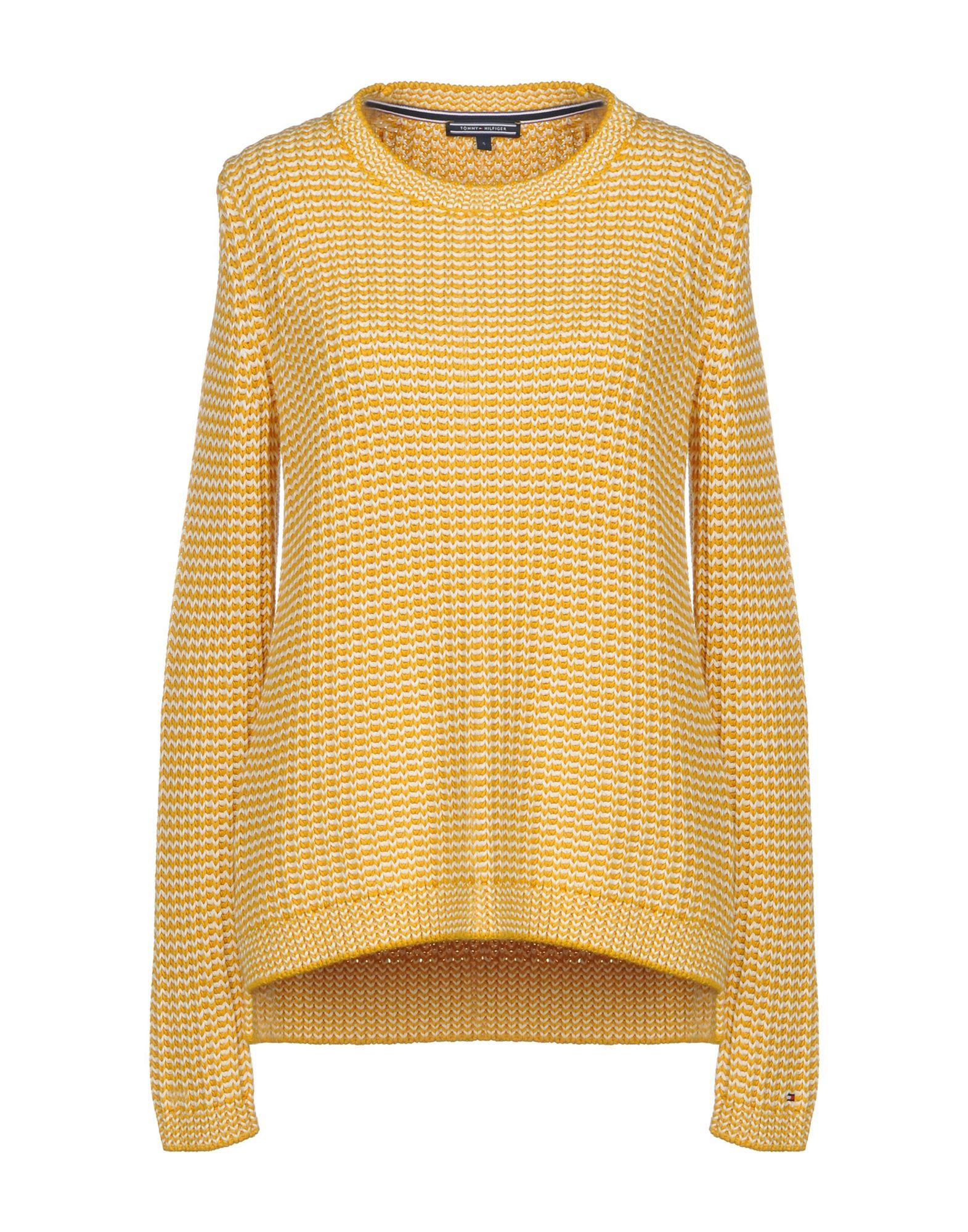 Tommy Hilfiger Sweater In Yellow Modesens