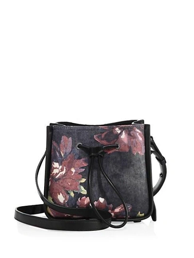 Shop 3.1 Phillip Lim / フィリップ リム Soleil Mini Leather Bucket Bag In Black Multi