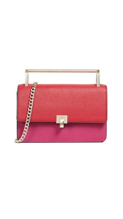Shop Botkier Lennox Small Cross Body Bag In Red Colorblock