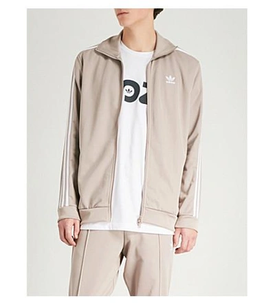 Adidas Originals Beckenbauer Cotton-blend Jacket In Vapour Grey F16 |  ModeSens