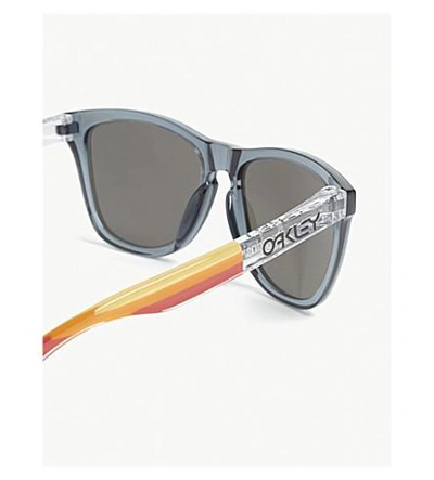 Shop Oakley Oo9013 Square-frame Sunglasses In Black