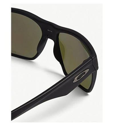 Shop Oakley Mens Black Modern Twoface Xl Square-frame Sunglasses