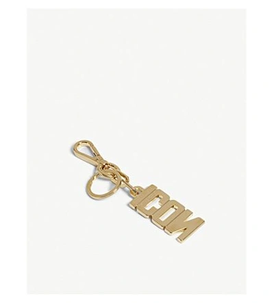 Shop Dsquared2 Icon Keyring In Gold